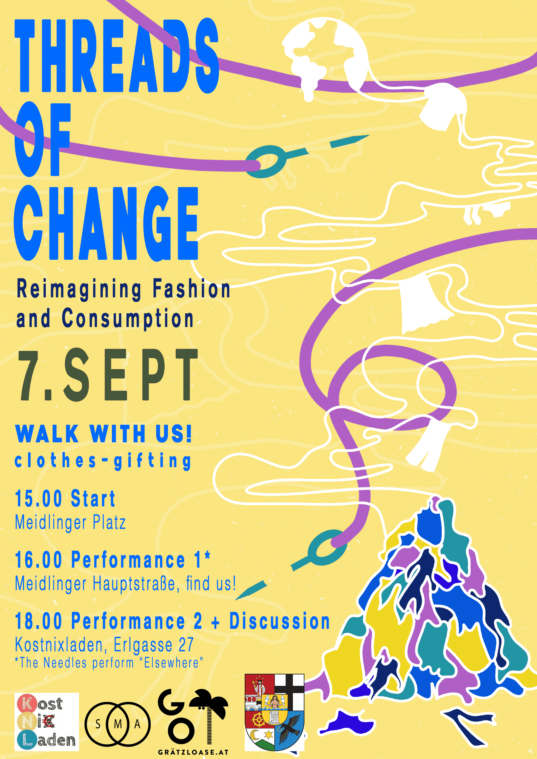 Threads of Change — Event Flyer